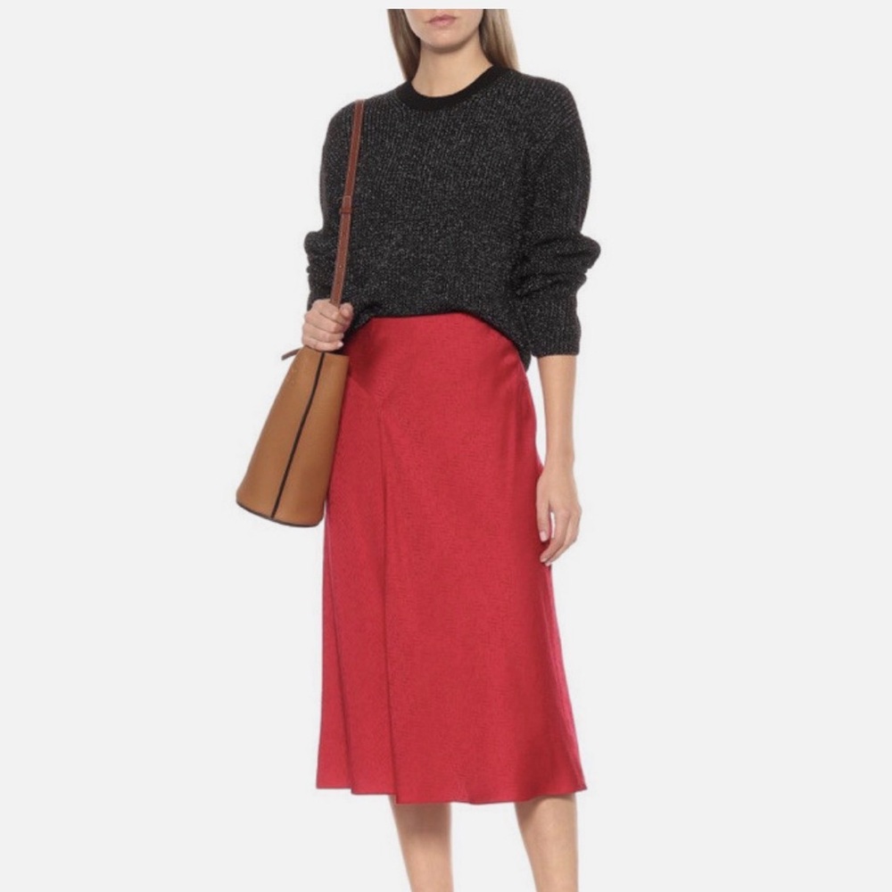 Rag & Bone Letti Satin Jacquard Skirt